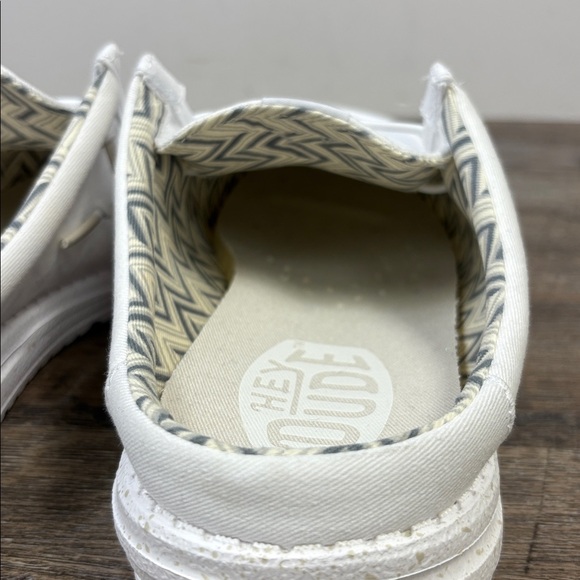Hey Dude Wally Slip Stretch Canvas -White Size 11 main image 9